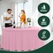 Bulk Pack Plastic Table Cloth - 120 Inch Round Disposable Tablecloth for Parties - Round Tablecloth - Disposable Table Cloths for Parties-Exquisite Party Solids